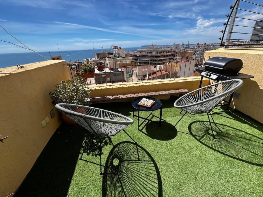 Private Sun Terrace Amazing View Apartment อาลิกันเต ภายนอก รูปภาพ