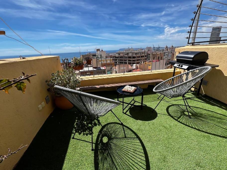 Private Sun Terrace Amazing View Apartment อาลิกันเต ภายนอก รูปภาพ